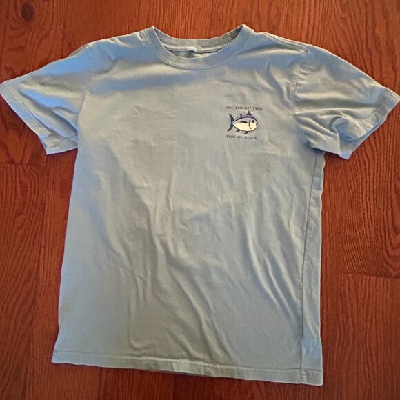 Southern Tide Original Skipjack Short Sleeve Tee Shirt Boys XL Youth XL Preppy - Picture 5 of 12
